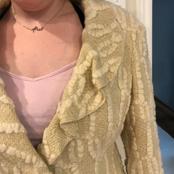 Dressy blazer - different style lapels- wool blend - Picture 2 of 7